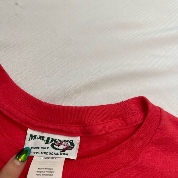 NWT MR Ducks Red T-Shirt Size Medium New - Picture 4 of 6